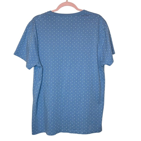 J. CREW Men's Light Blue Printed Broken-in Short-Sleeve Pocket,‎ XL - Picture 4 of 8